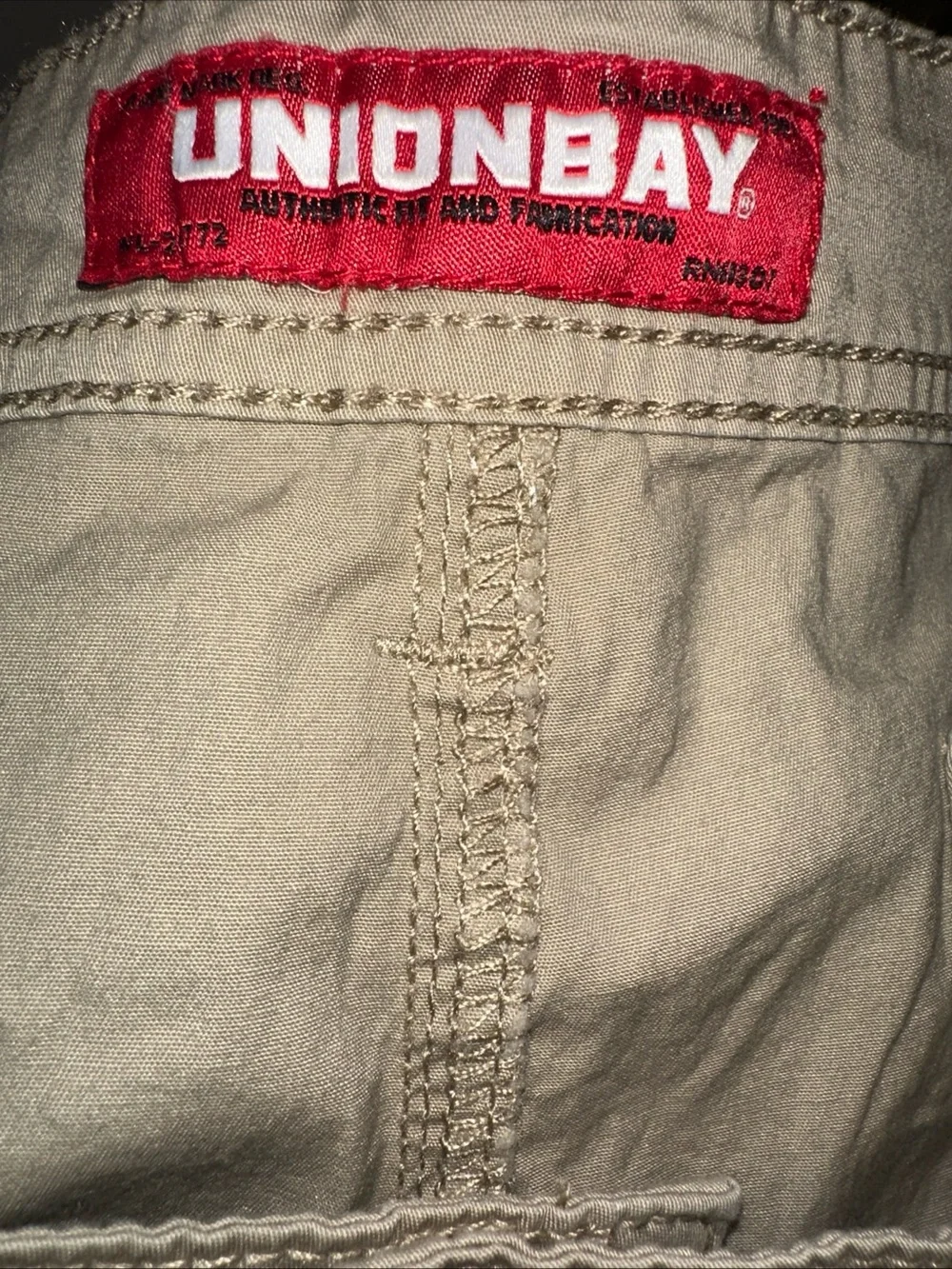 UNIONBAY Tan Men's Cargo Shorts with Side Pockets